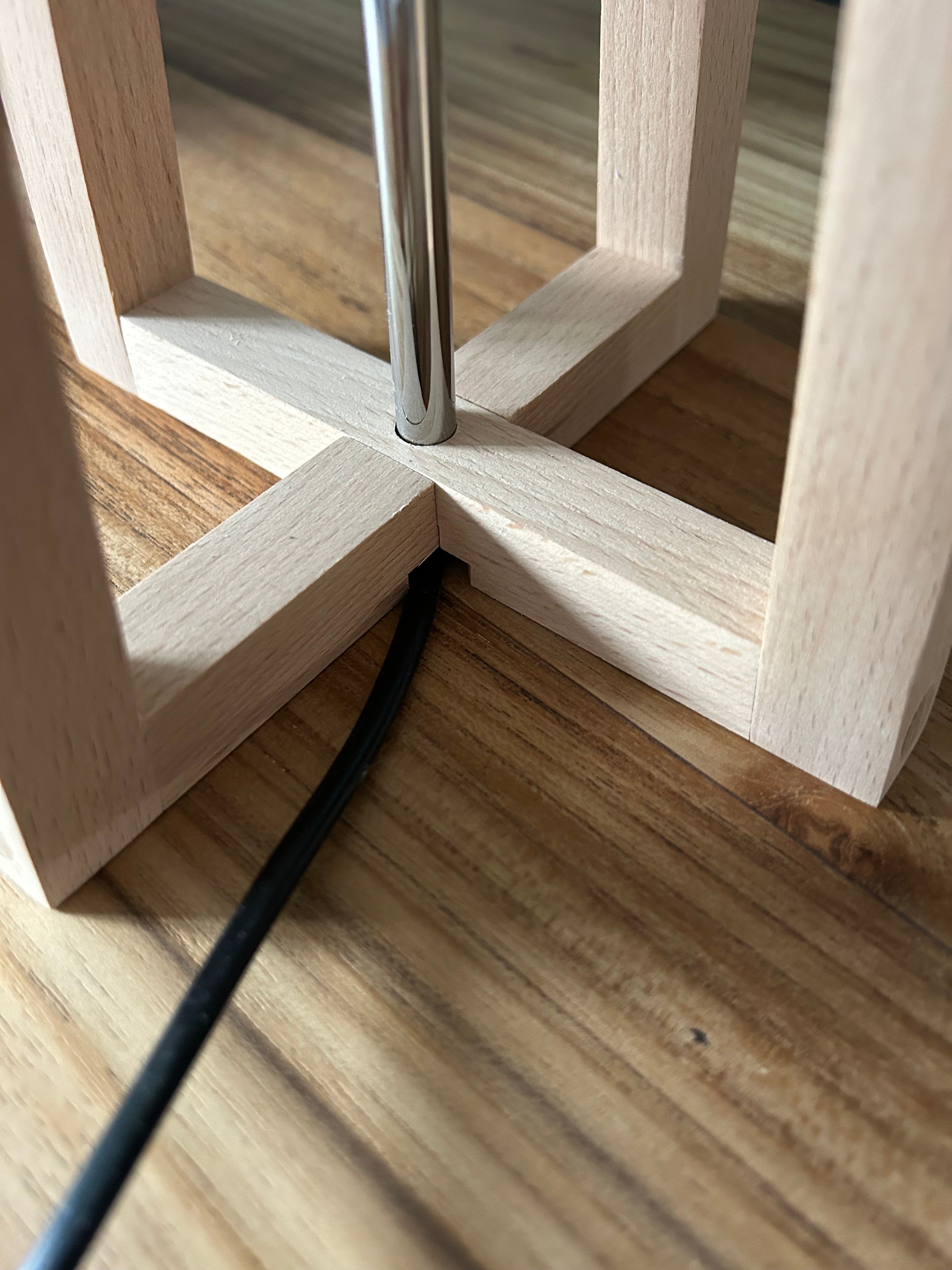 Lampe d'ambiance en hêtre